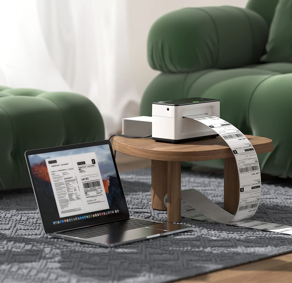 MUNBYN RealWriter 941 Bluetooth USB 4x6 Shipping Thermal Label Printer