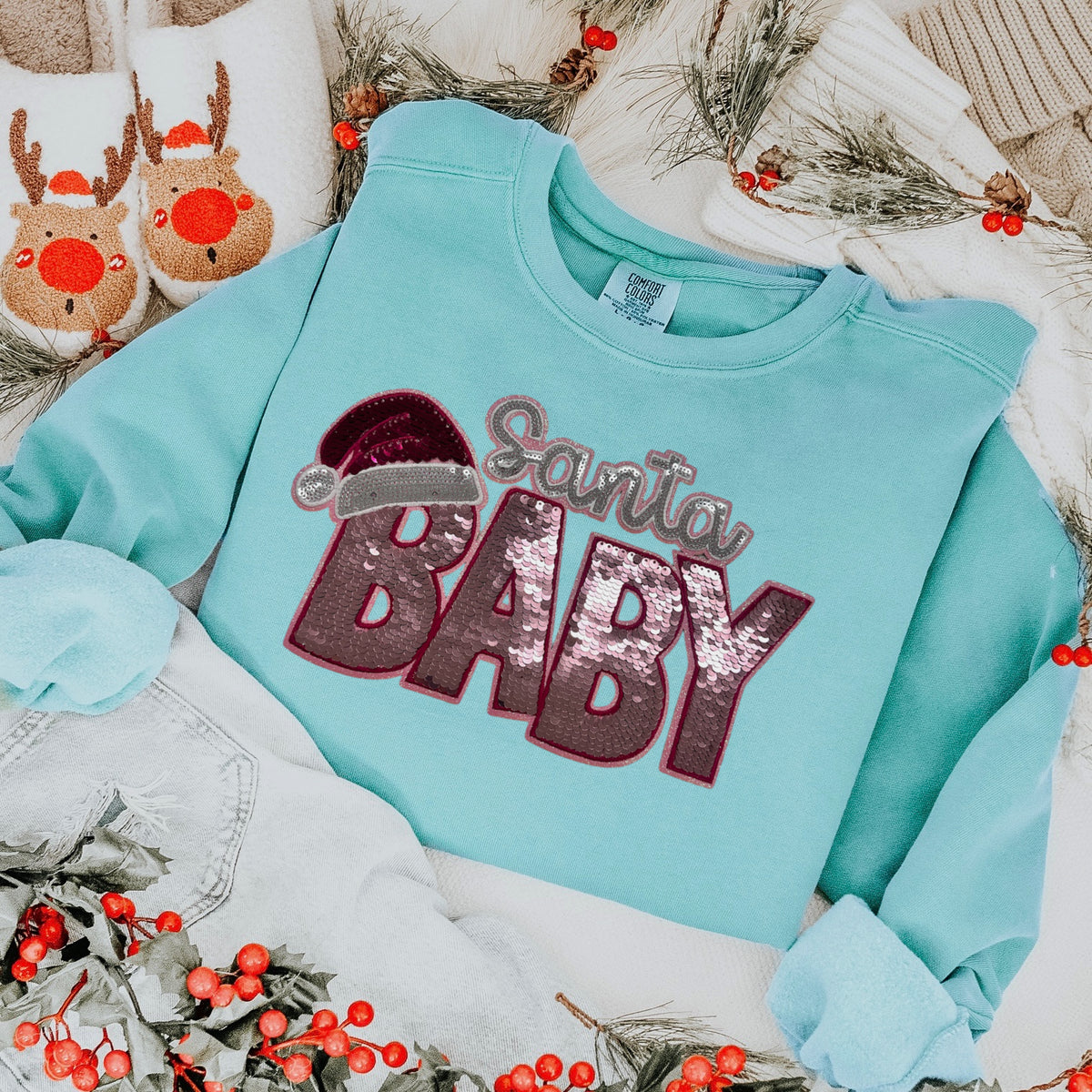 Sequins Patch - Santa Baby