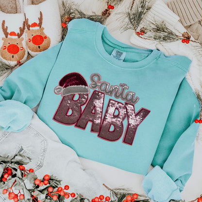 Sequins Patch - Santa Baby
