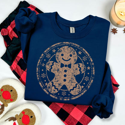gingerbread man screen print transfer•