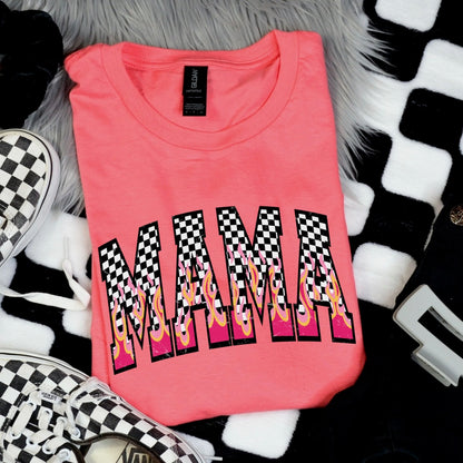 PRE-ORDER 7-10 business days checker flame MAMA DTF