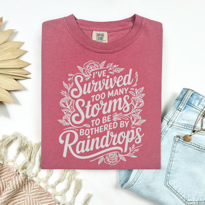 survived too many storms screen print transfer