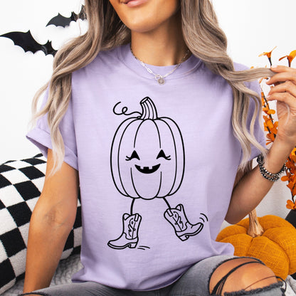 western pumpkin screen print transfer•