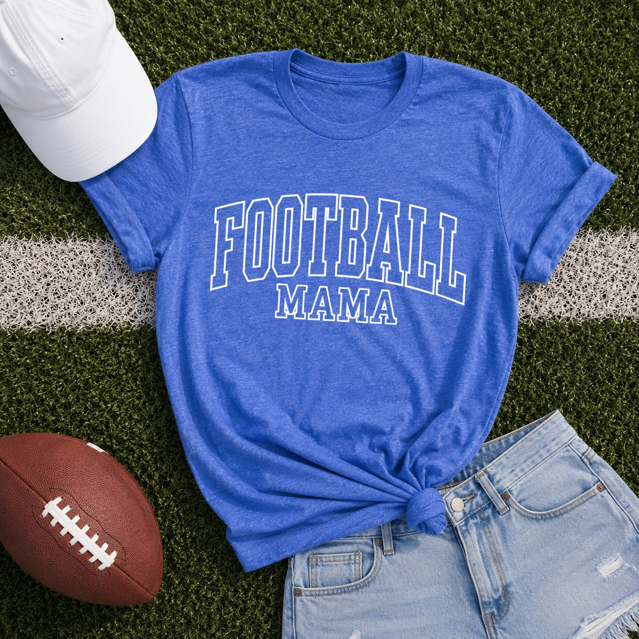football mama screen print transfer•