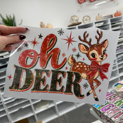 Oh Deer DTF PRE-ORDER 5-7 biz day tat