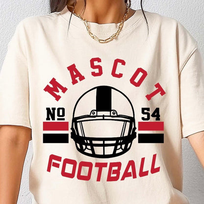 semi-custom FOOTBALL mascot (design set up only)