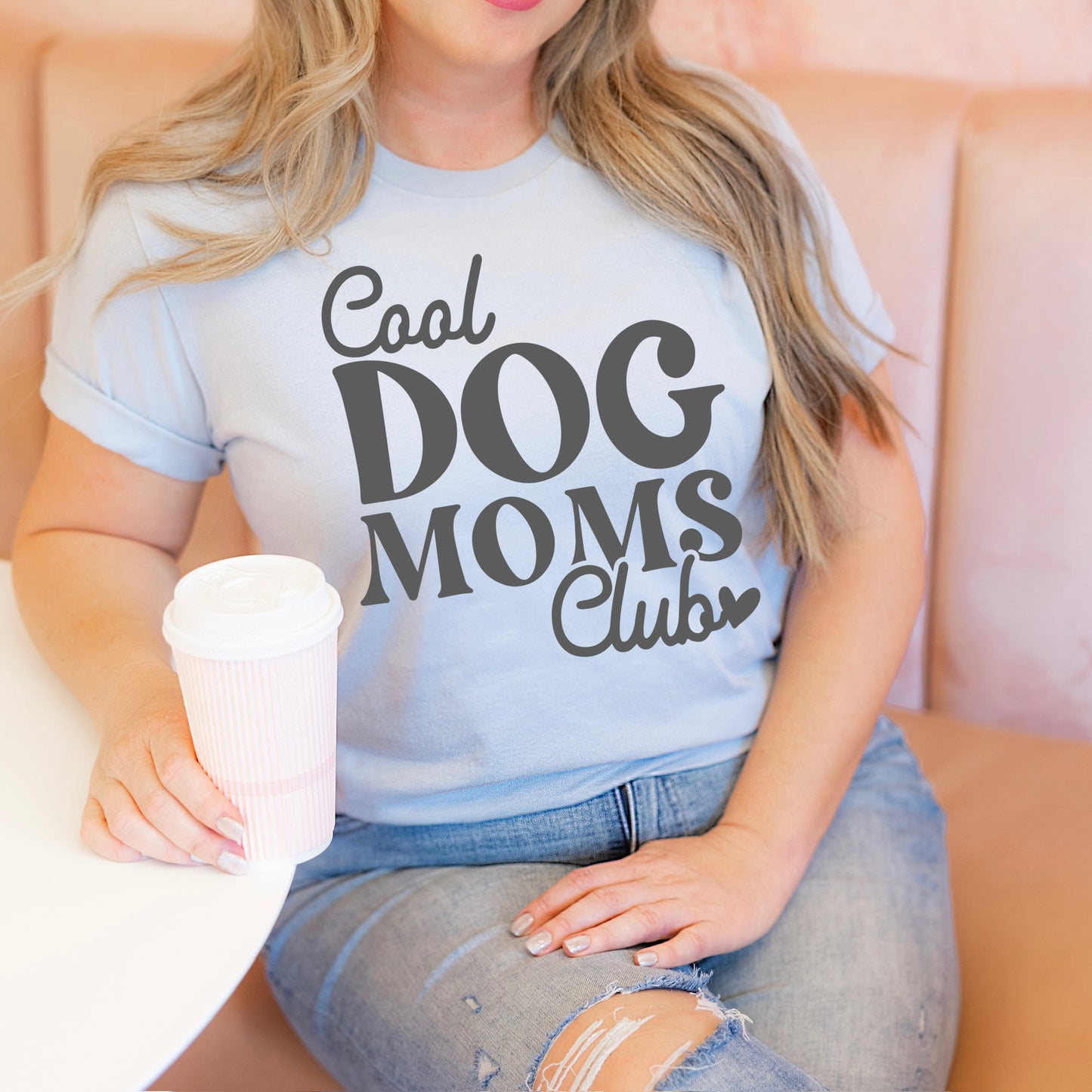 cool dog moms club screen print transfer