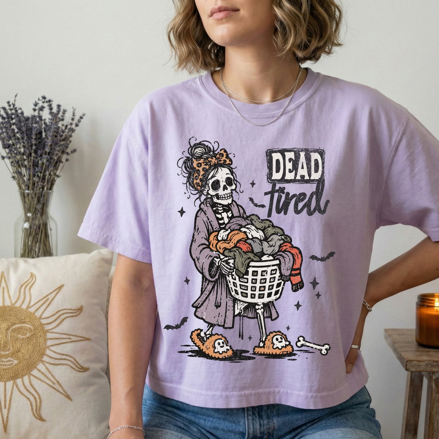 dead tired clear film screen print