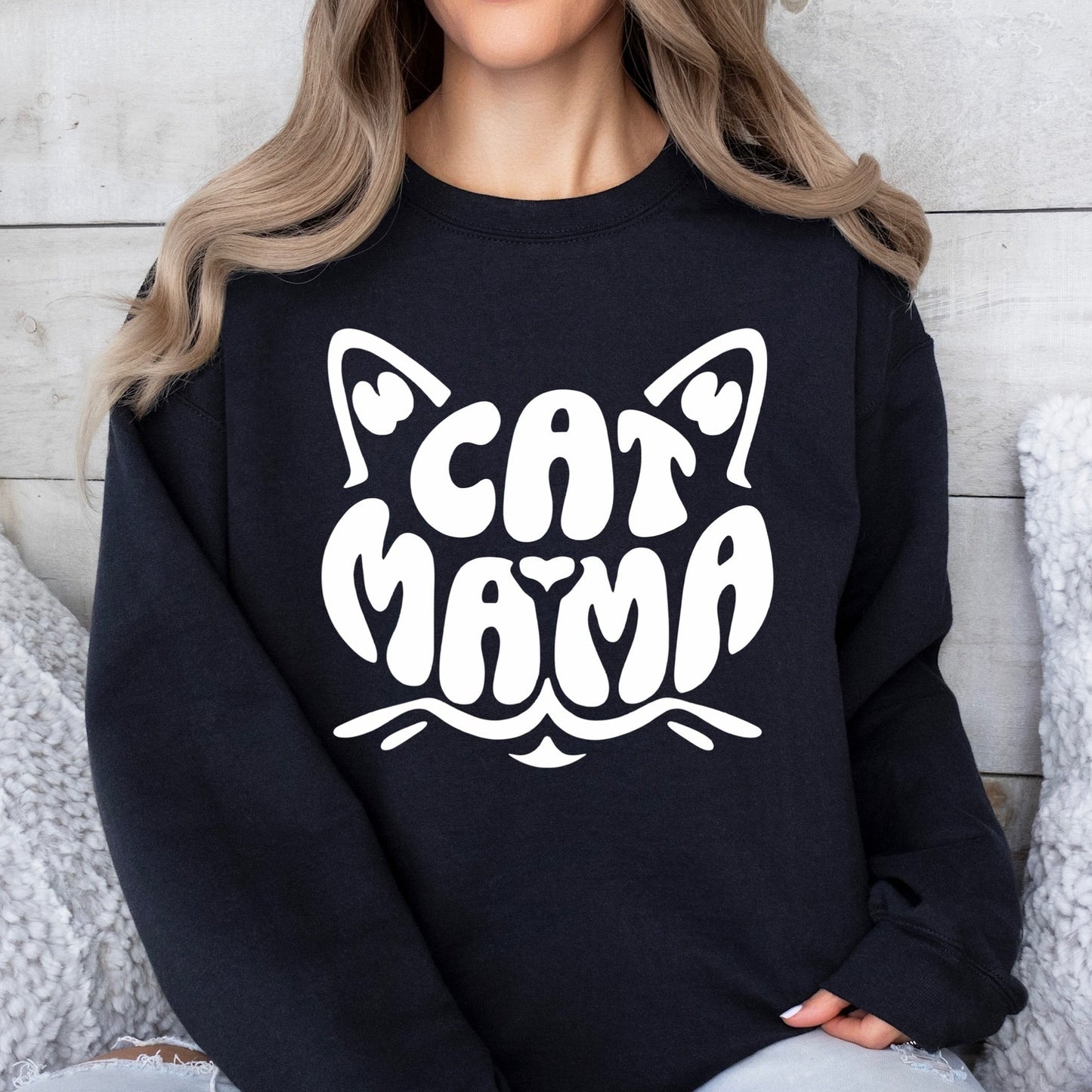 cat mama screen print transfer