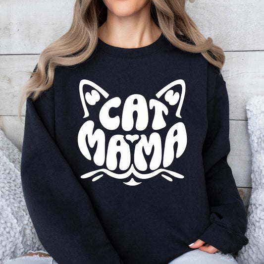 cat mama screen print transfer