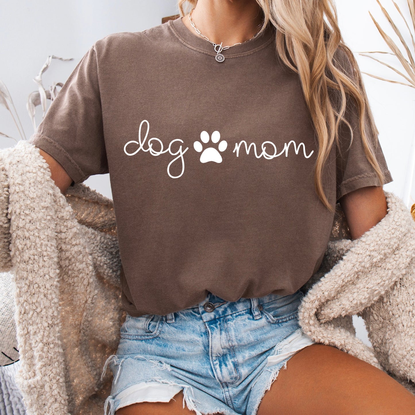 dog mom screen print transfer