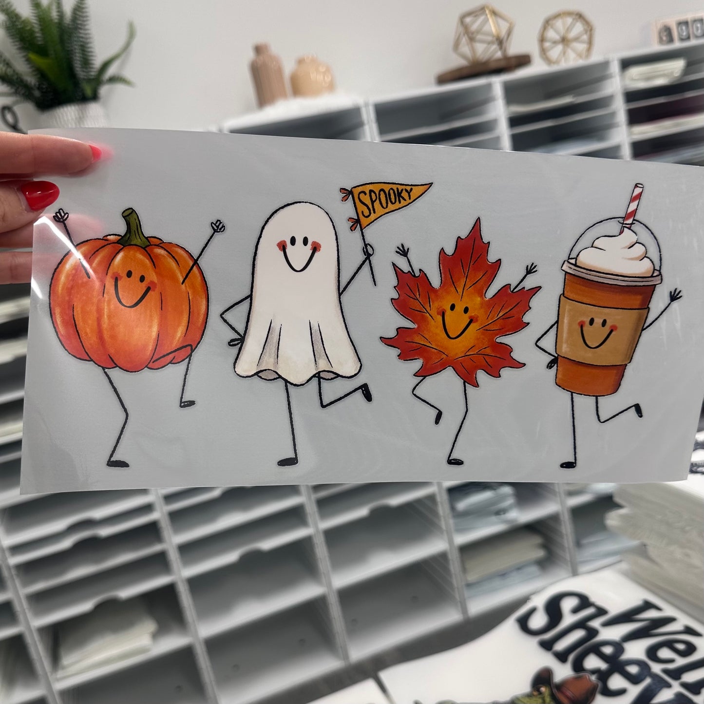 PRE-ORDER happy fall doodles 300° DTF 5-7 business day tat