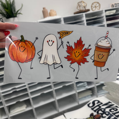 PRE-ORDER happy fall doodles 300° DTF 5-7 business day tat