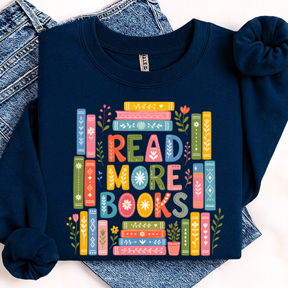 read more books clear film screen print