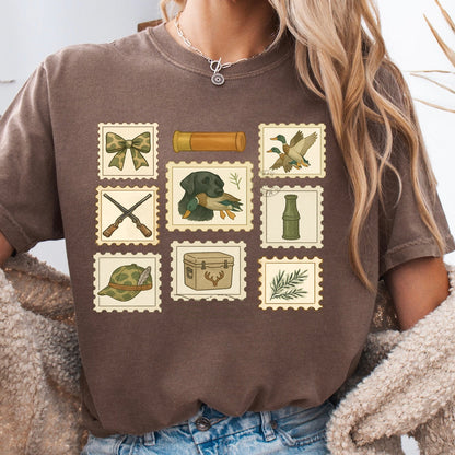 Hunting stamps clear film transfer