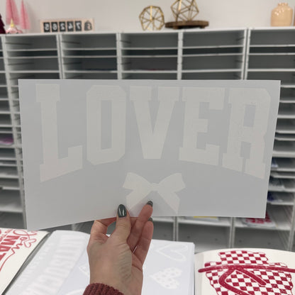 Lover screen print transfer