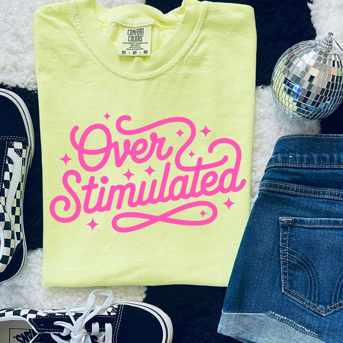 overstimulated screen print transfer•