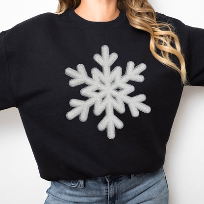 Chenille Patch - Snowflake