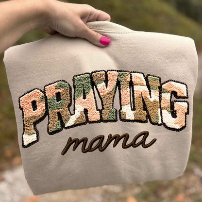 Praying Mama clear film screen print