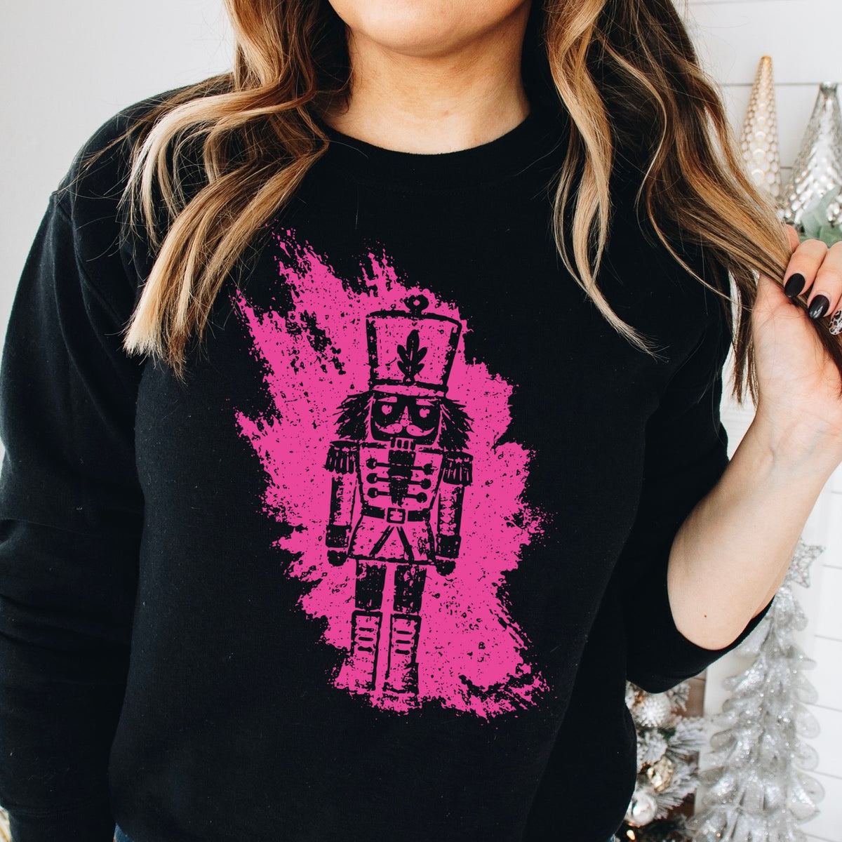 hot pink nutcracker screen print transfer•