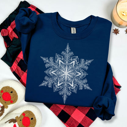 Snowflake half tone screen print transfer