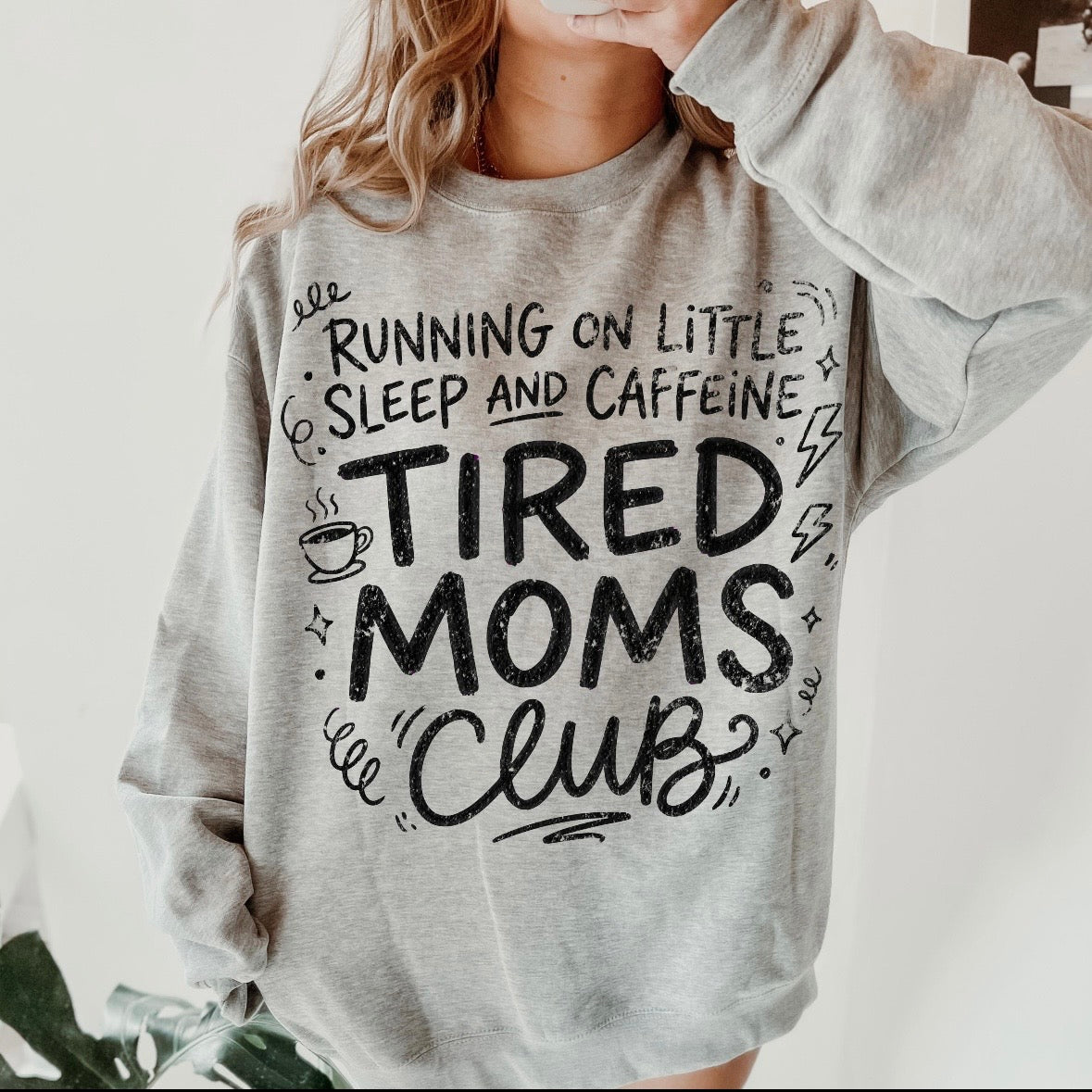 tired moms club doodles screen print transfer•