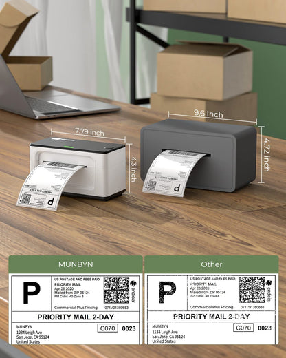 MUNBYN RealWriter 941 Bluetooth USB 4x6 Shipping Thermal Label Printer
