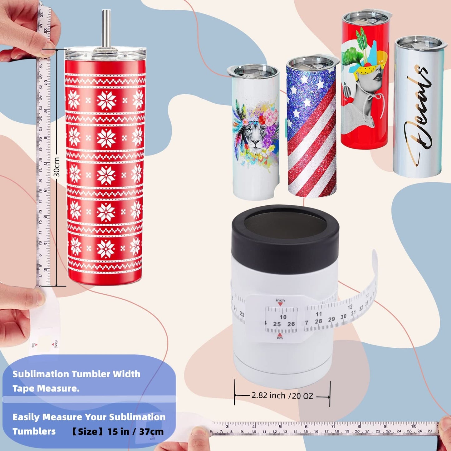 Perfect Pumbler Clamp Machine,Tumbler Clamp for Sublimation,Cup Cradle for Crafting Tumblers,Sublimation Cup Holder Clamp for 20oz 15oz Cups