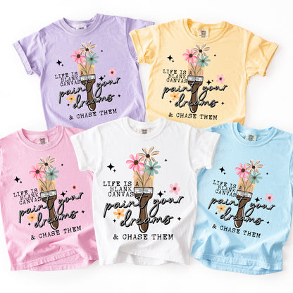 paint your dreams clear film screen print