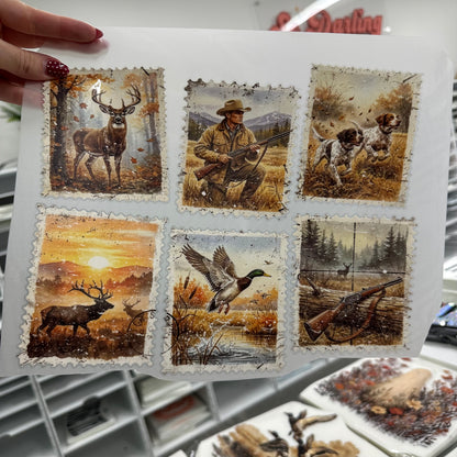 hunting stamps clear film screen print