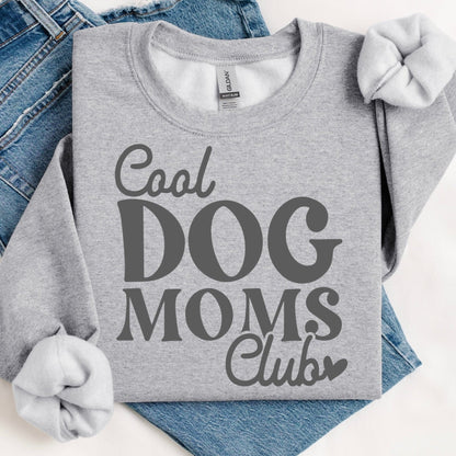 cool dog moms club screen print transfer