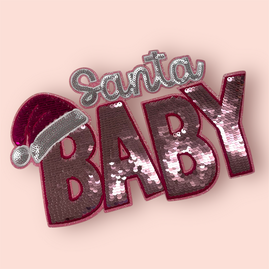 Sequins Patch - Santa Baby