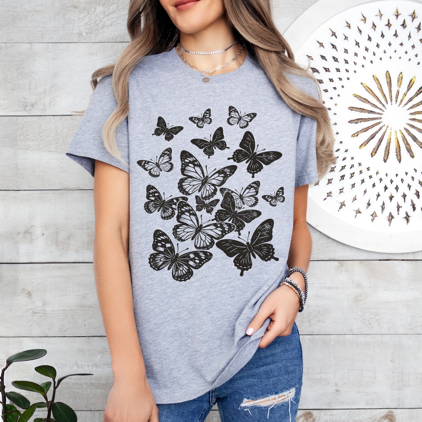 butterflies screen print transfer•