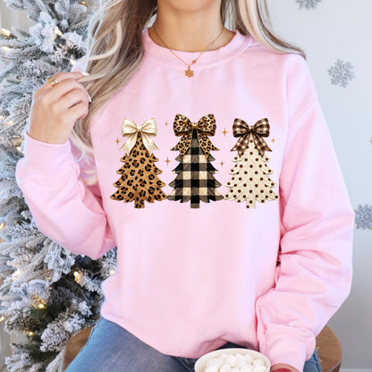 PRE-ORDER neutral christmas trees DTF 5-7 biz day tat