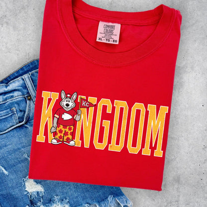 KC Kingdom clear film screen print