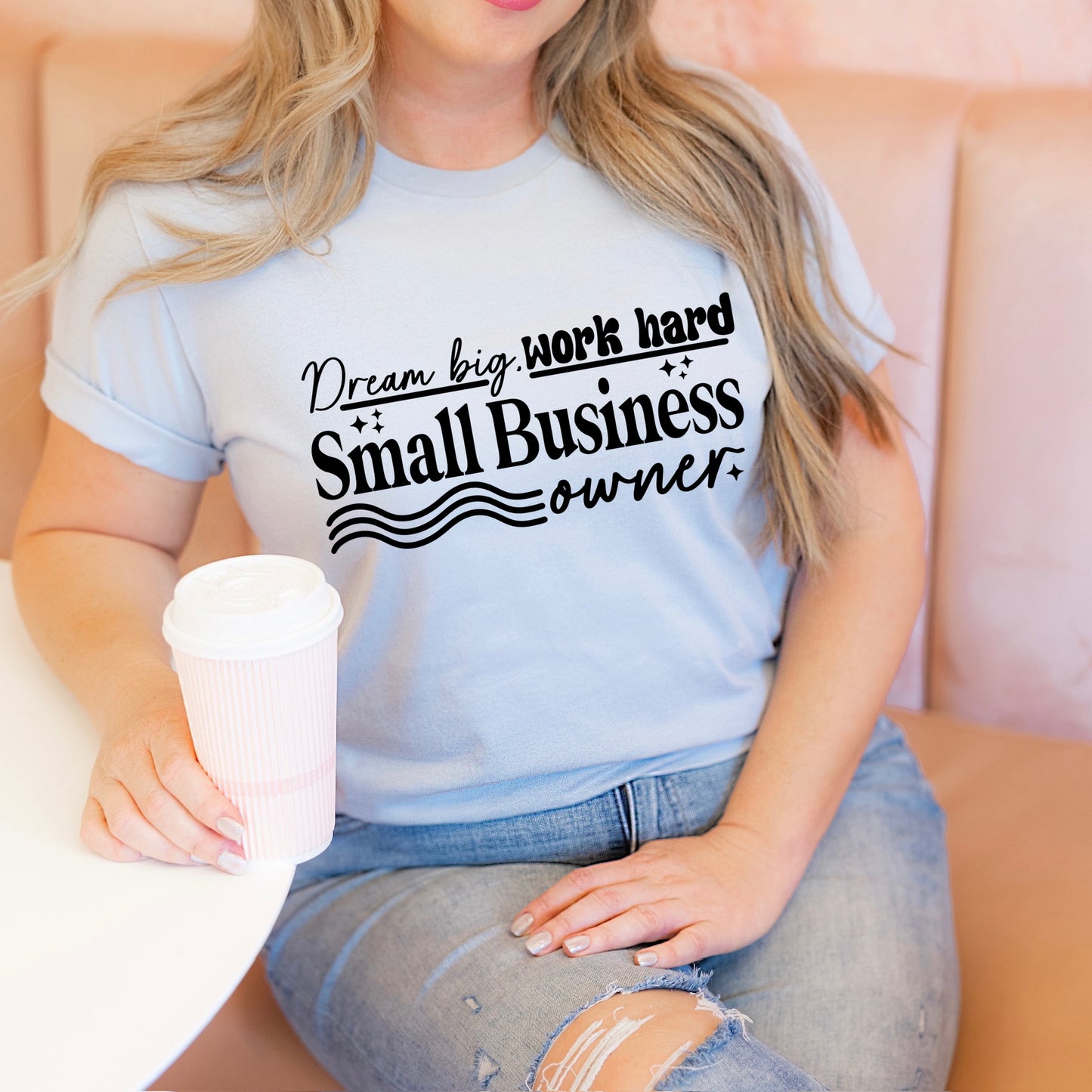 dream big small business owner screen print transfer