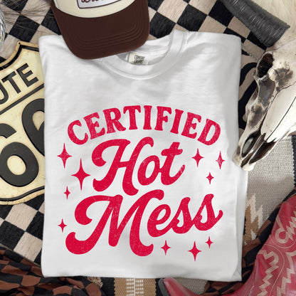certified hot mess screen print transfer•