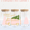 Christmas Van uv dtf wrap - 16oz Cup Wrap