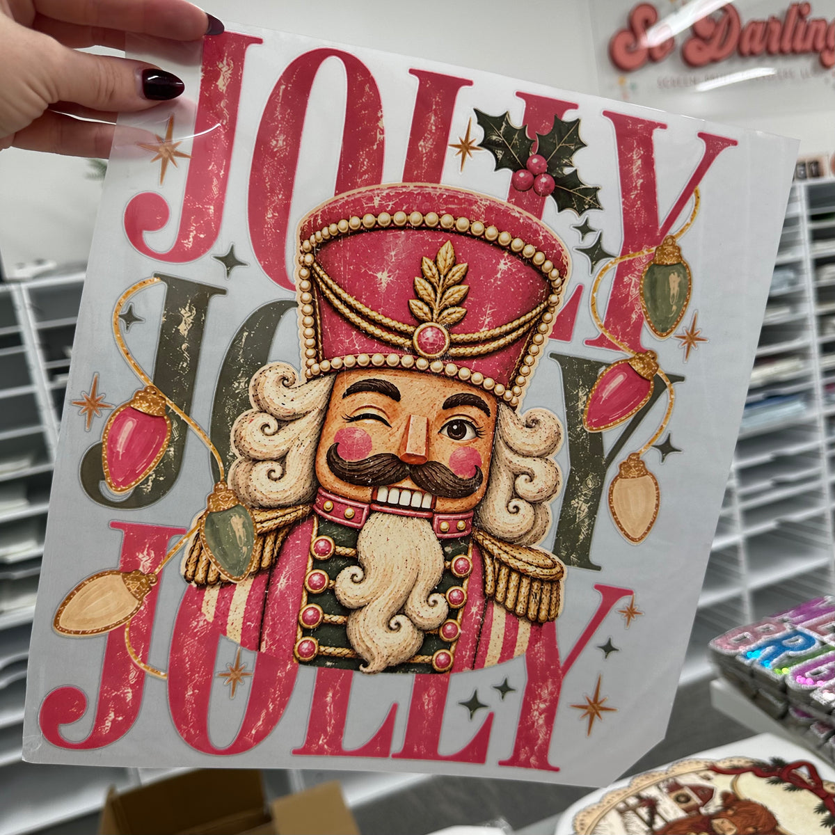 Jolly Nutcracker DTF PRE-ORDER 5-7 biz day tat