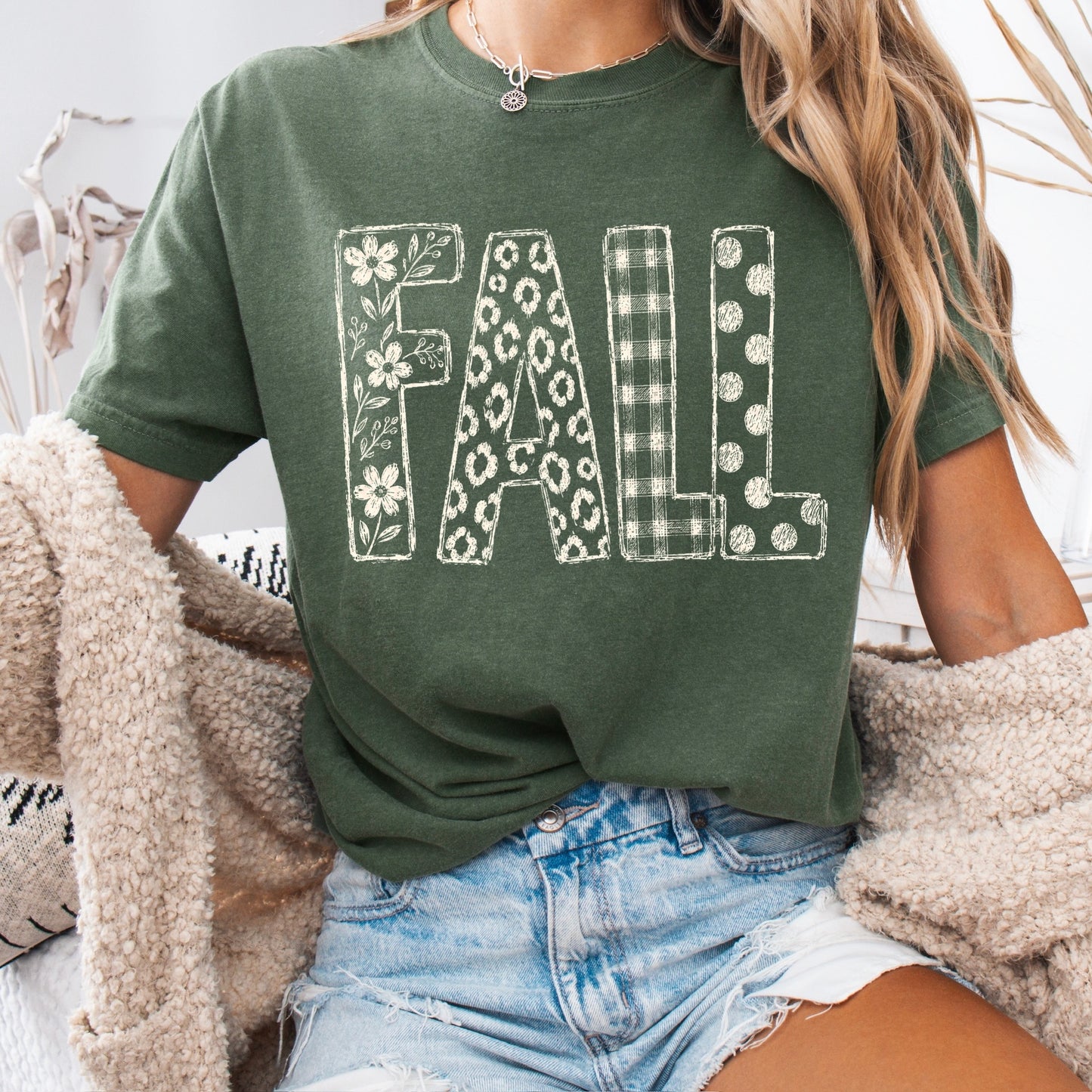 FALL doodle font screen print transfer•