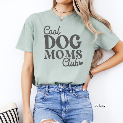 cool dog moms club screen print transfer