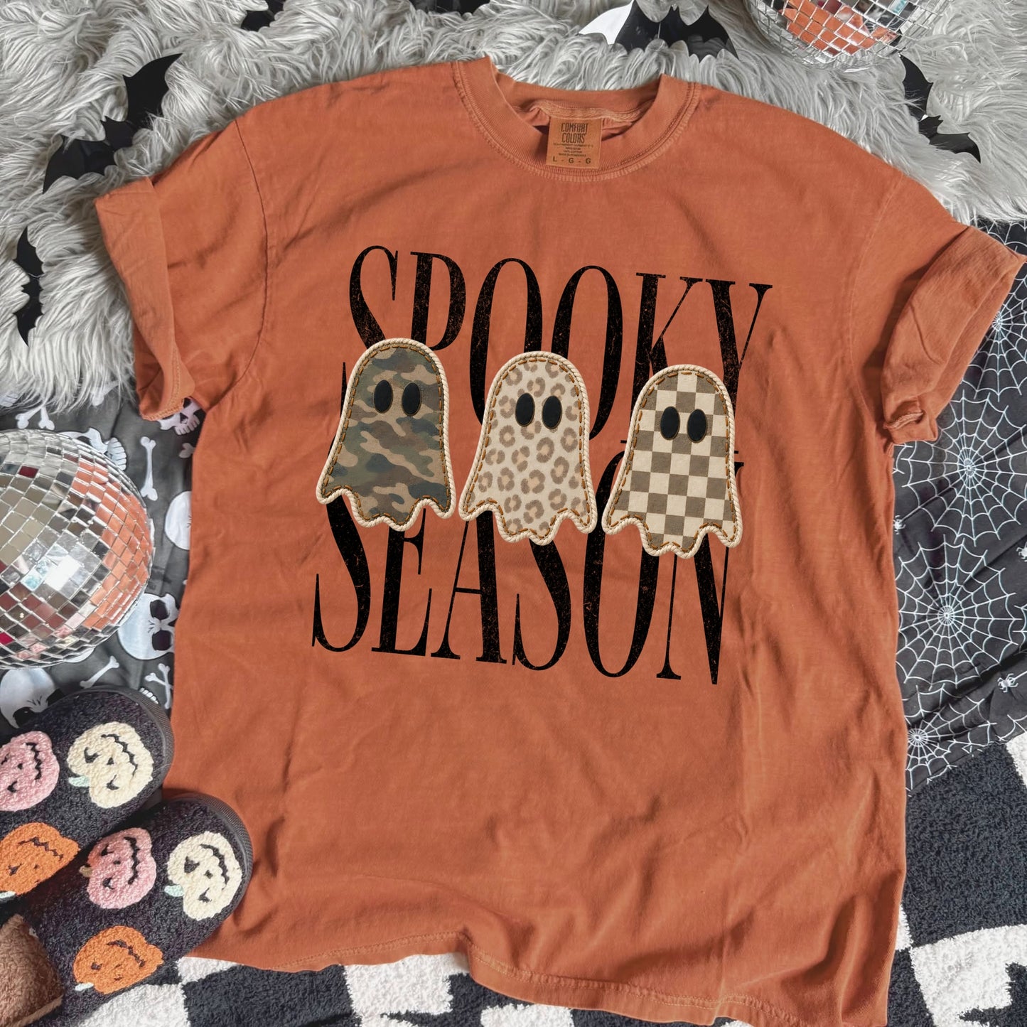 PRE-ORDER 5-7 BUSINESS DAY TAT spooky season ghost trio DTF