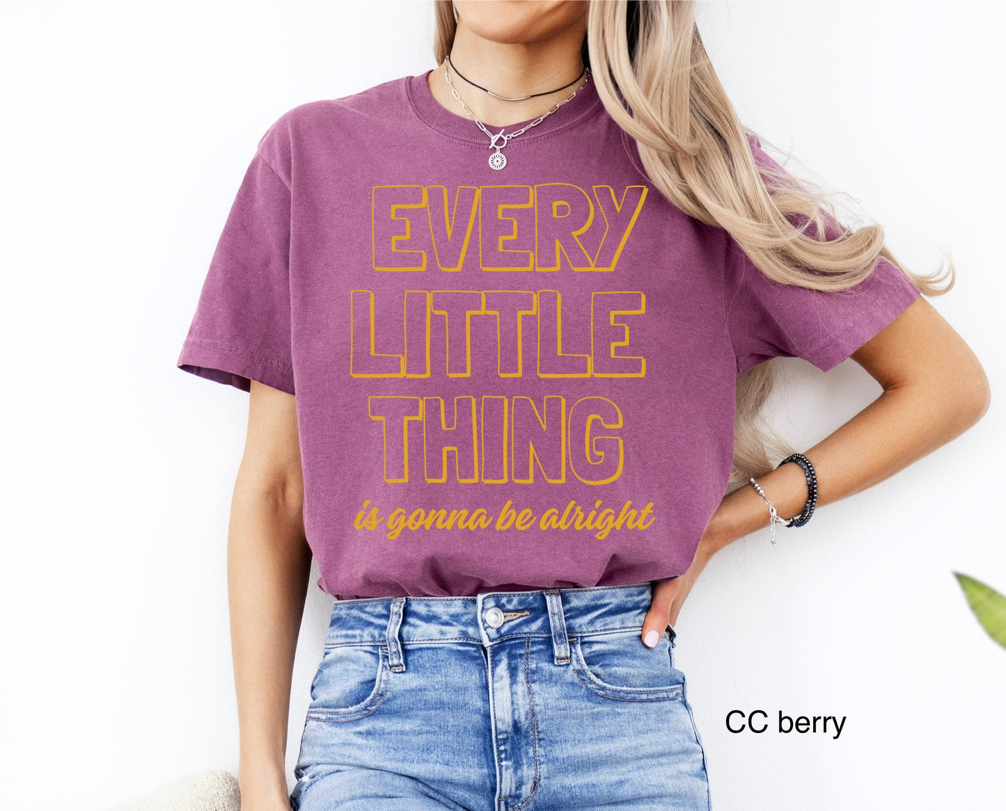 every little thing is gonna be alright screen print transfer•