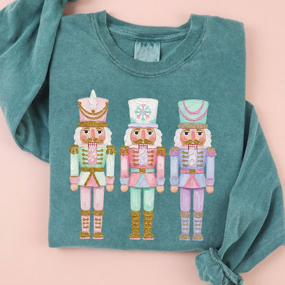 pastel nutcracker trio DTF 5-10 biz day tat PRE-ORDER