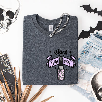 black is my happy color POCKET PRINT