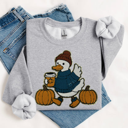 Chenille Patch - Fall Goose