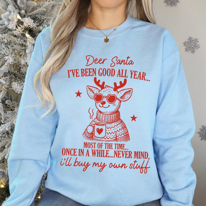 santa Ive been good..nevermind screen print transfer