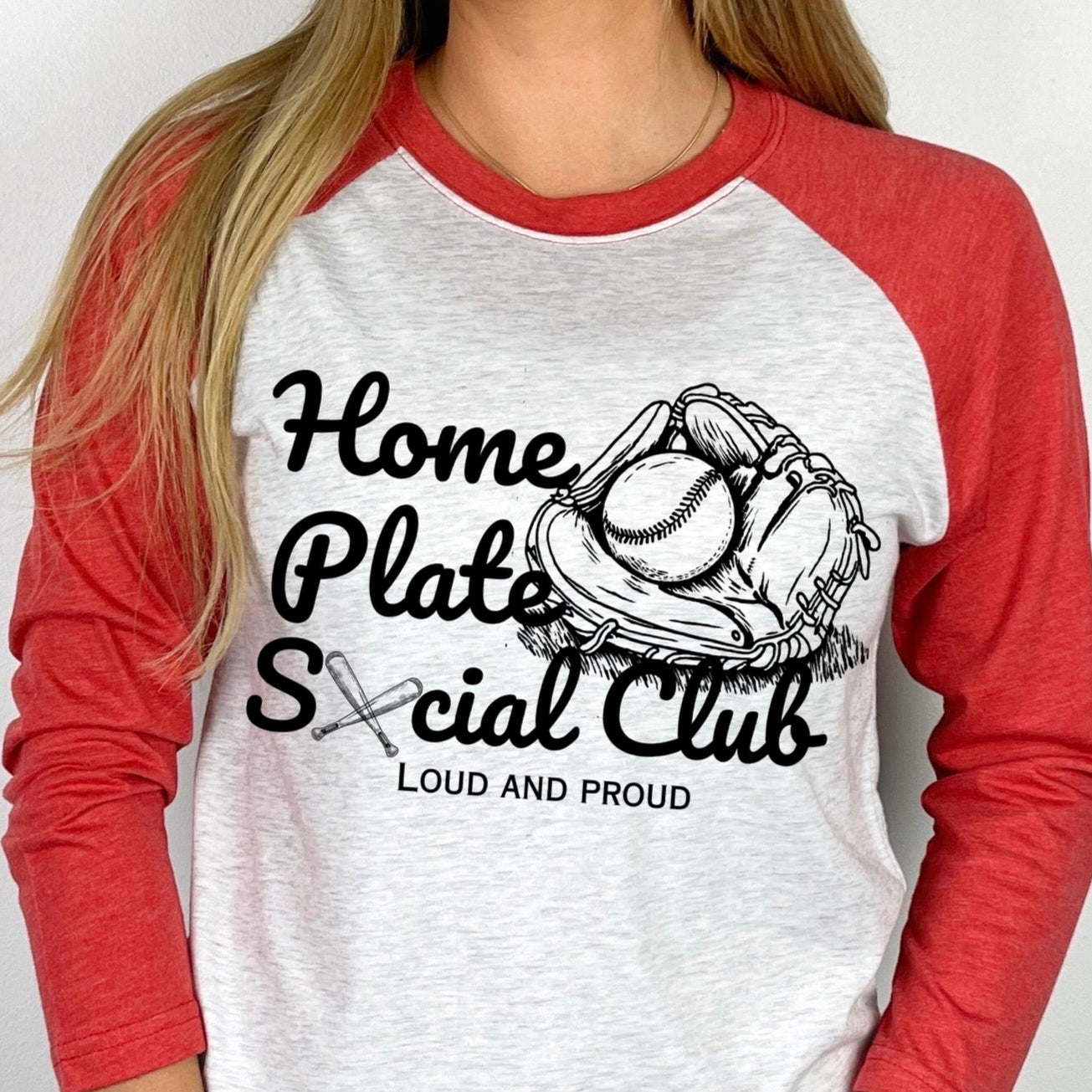 home plate social club screen print transfer