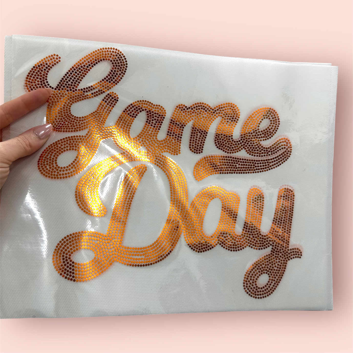 Spangle Transfer - ORANGE game day
