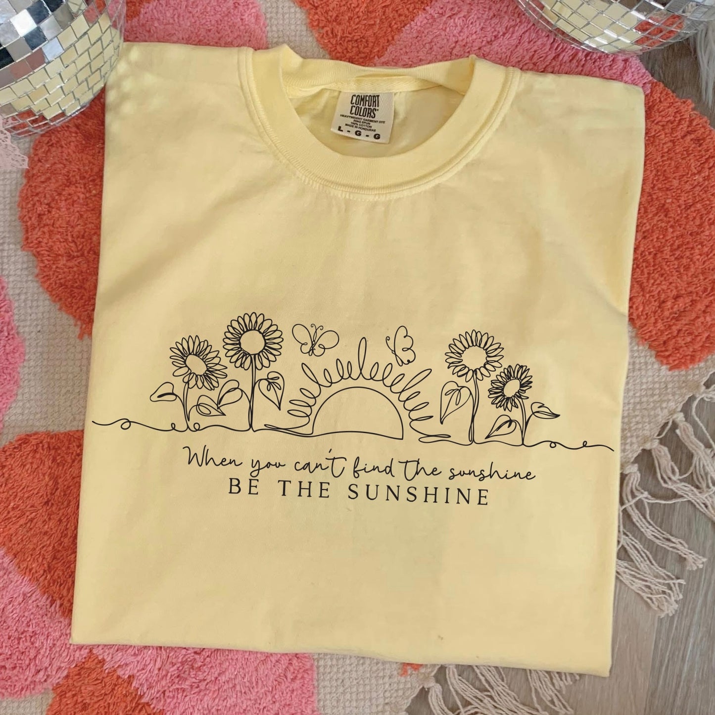 Be the Sunshine screen print transfer•